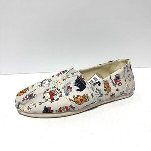 Tom’s Womens Belmont Slippers Cats Size 6.5 M